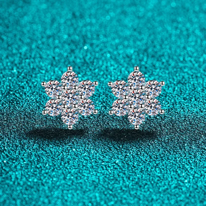 

Серьги LORIELE 925 карат, женские серьги с бриллиантами из серебра пробы с блестящими бриллиантами