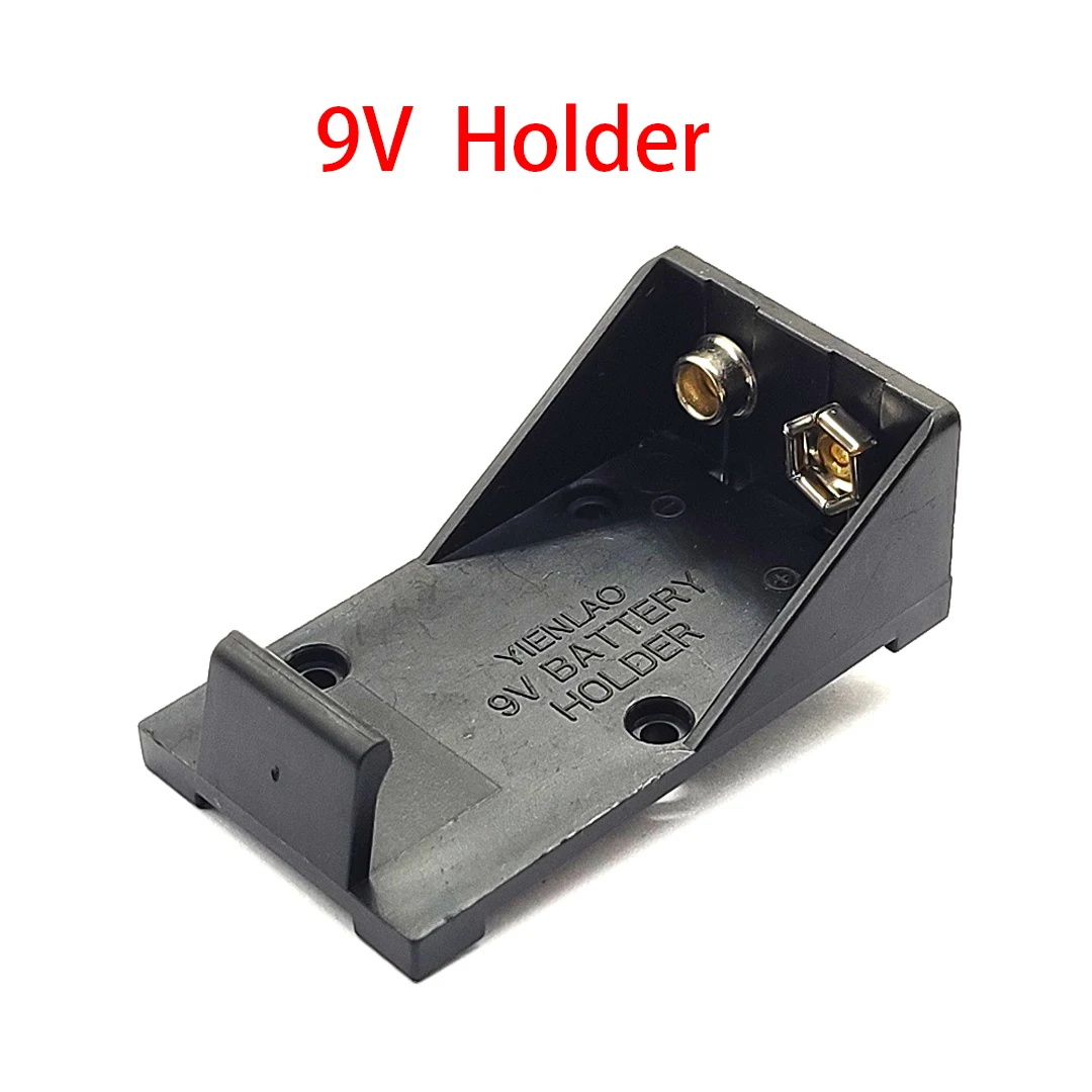 9V Battery Holder With Pins 9V Battery Clip Holder 9V Battery Case 9V ...