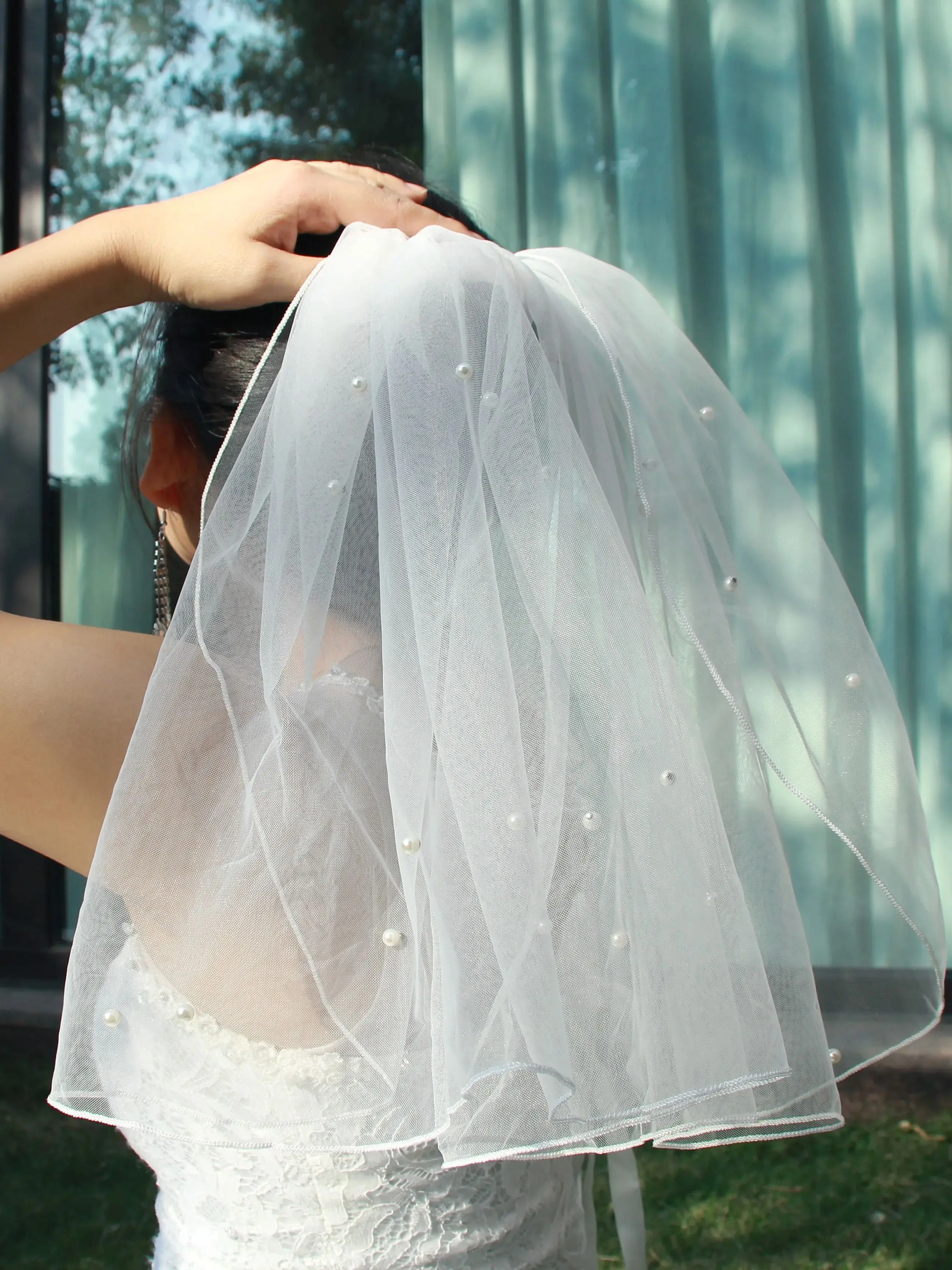 Short Wedding Veil 