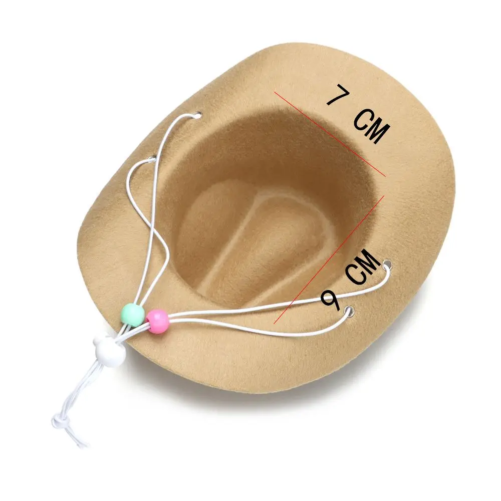 Funny Summer Pet Dog Hat Dog Cowboy Hats Dogs Cat Outdoor Hats Caps For Dogs Cats Adjustable Headwear Pet Accessories Photo Prop