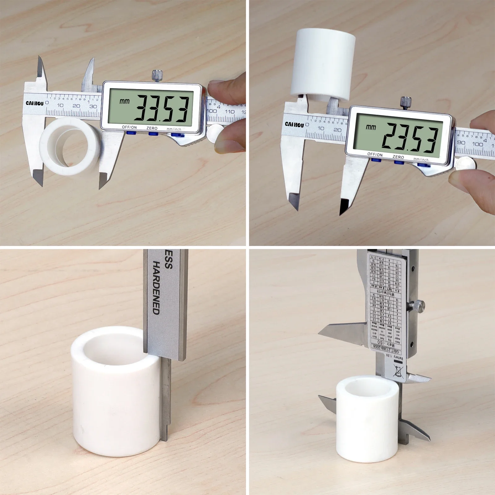 Digital Caliper,Upgraded Stainles Steel Digital Calipers 150mm/6 inch with Large thumbnail 6