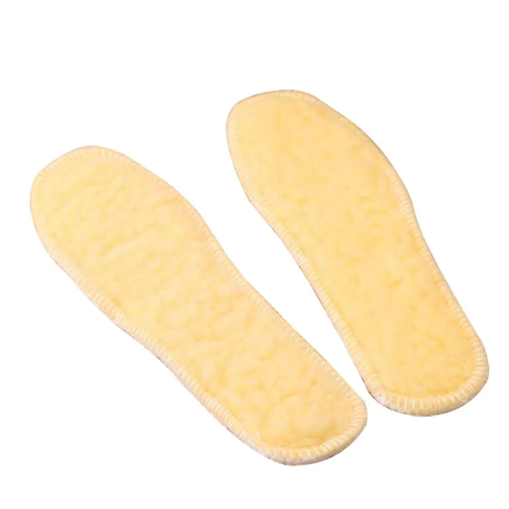 Unisex Fleece Warmer Shoes Pad Shoes Insoles SPORTSHUB Artificial Wool Insole Thickening Thermal Snow Boots Insoles NR0080