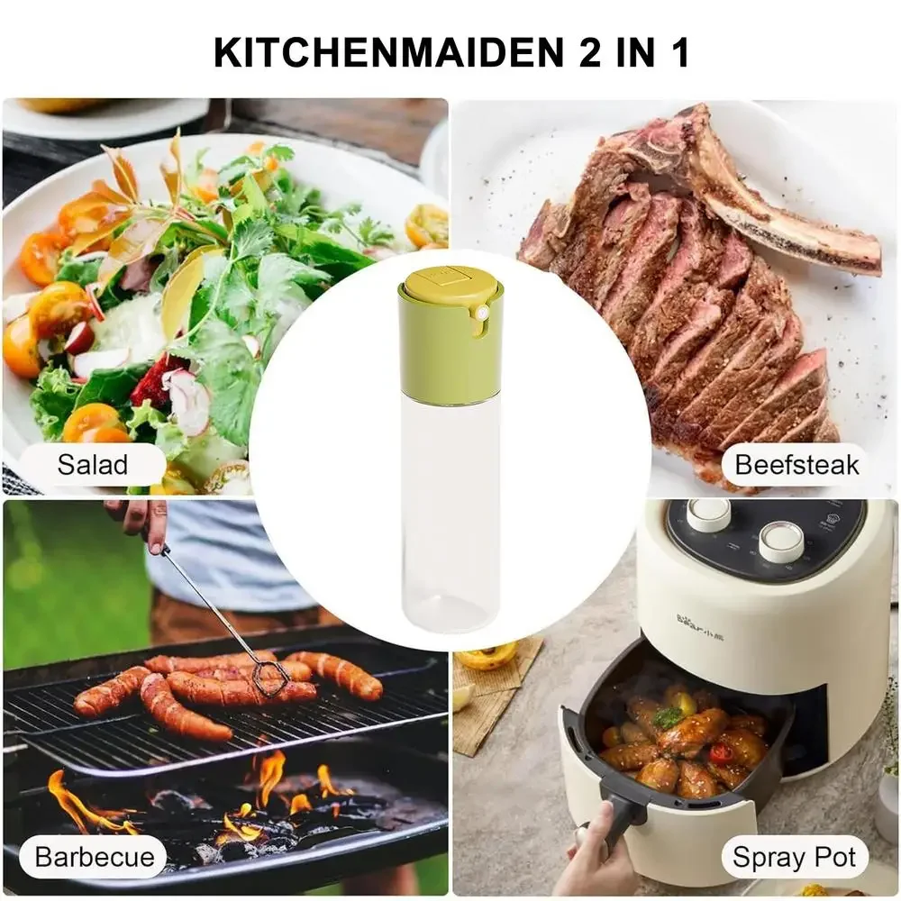 2 In 1 Oil Sprayer For Cooking Thickened Glass Oil Sprayers
