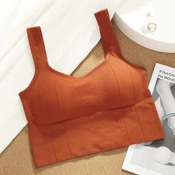 Breathable Seamless Push - Up Sports Bra - One size  40 - 70kg (Orange)