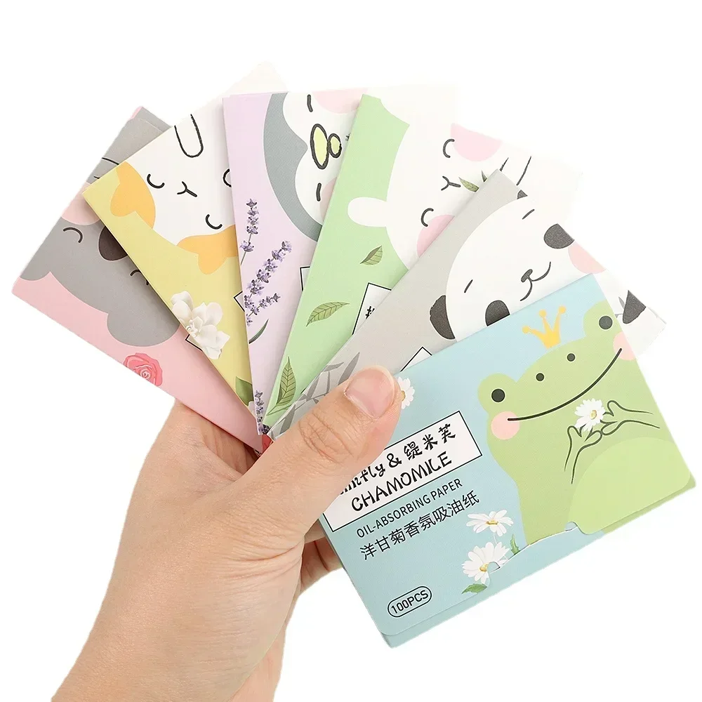 Face Paper Absorbent Oil Control Facial Cleanser Cotton Pads Oil Absorbing Paper Tissue Cleansing Blotting Sheet Makeup Tool for facial oil blotting paper