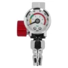 G1/4in Thread Spray Paint Gun Air Pressure Regulator Pressure Regulating Adjusting Valve Gauge 0-140 PSI Adapter Pneumatic Tool 1