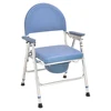 folding aluminium elderly bath seat commode chair for elderly and disabled shower chair for elderly  toilet chair for disabled 1