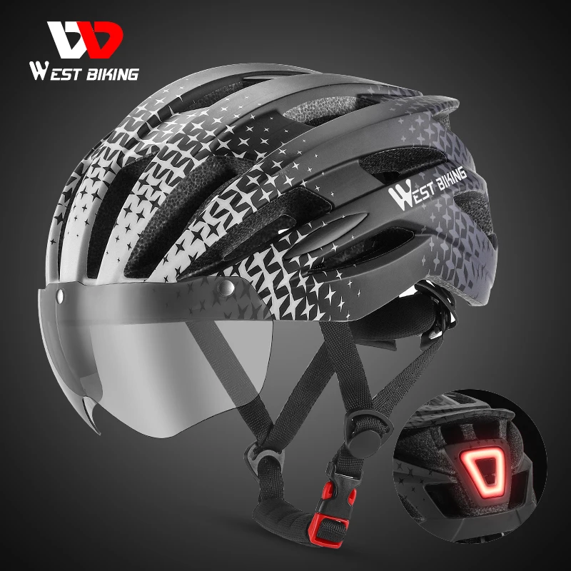 Casque électrique Scooter Casques De Vélo Hommes  Casque De Vélo Hommes  Lunettes Intégré-Casque De Vélo-Aliexpress