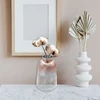 Hot Sale Glass Vase Nordic Electroplated Gold Vase Glass Flower Vases for Home Decor Dried Flower Bottle Bar Decoration 1