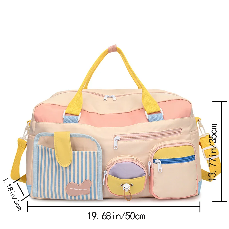 Dopamine Women's Travel Bag Large Capacity Handbag Multiple Pockets Sports Shoulder Bag For Women Yoga Fitness bag