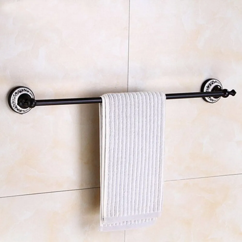 Wall Mounted Black Oil Rubbed Brass Bathroom Single Towel Bar Towel Rail Holder Bathroom Accessory mba057