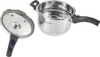 Steel Pressure Cooker with Steamer Basket, Faster Cooking and Safety Pressure Release (7-Liter) 2