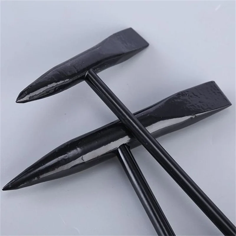 300g/500g Welding Hammers Slag Removal Tool Chipping Welding Slag Hammer with Coil Spring Handle Steel Industrial Hammer