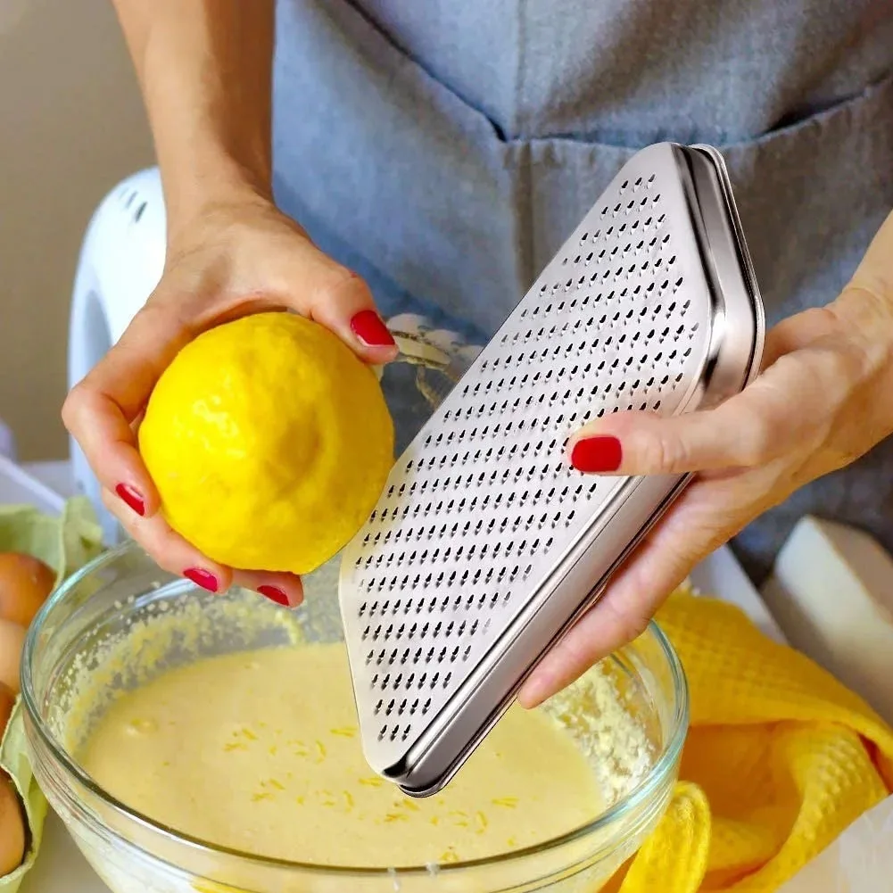

Cheese Grater With Container Graters With Lid Lemon Shredder Vegetable Multifunctional Vegetable Chopper Kitchen Accessories