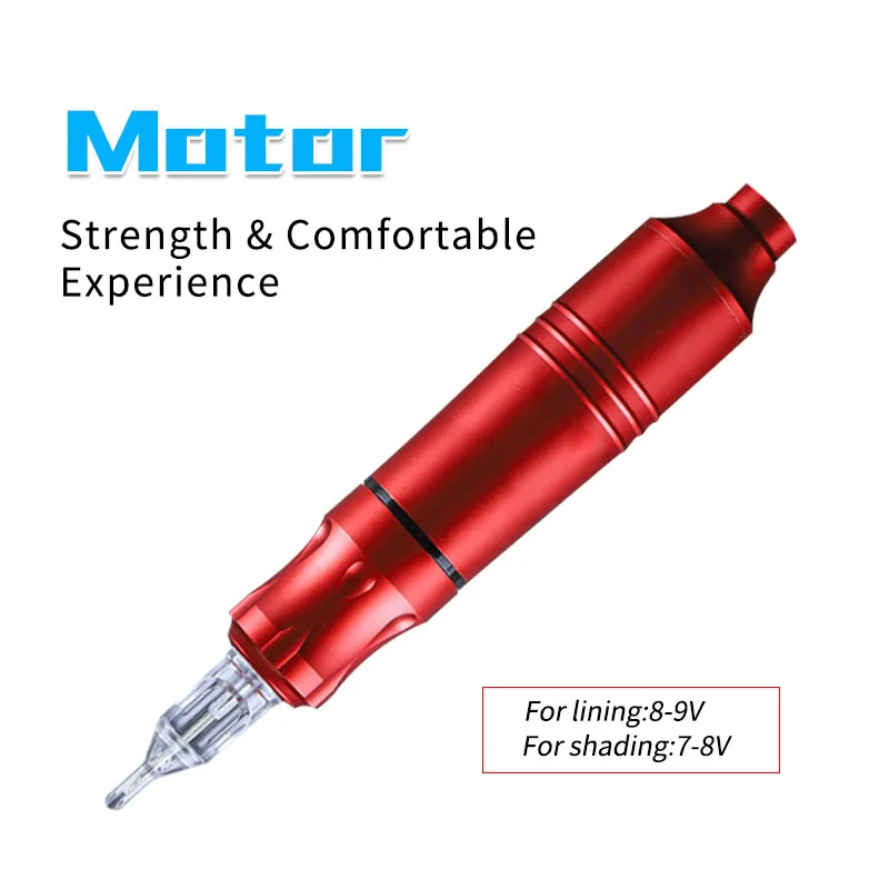 

Powerful Rotary Tattoo Machine Pen DC Interface Permanent Makeup Eyebrows Lips for Cartridge Needles Liner&Shader Tattoo Machine