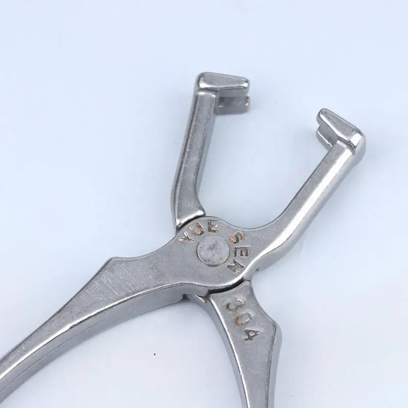 Premium Zippers Install Stop Pliers in Stainless Steel; Perfect for DIY Sewing Kits and Clothes Shoes Zips Repair.
