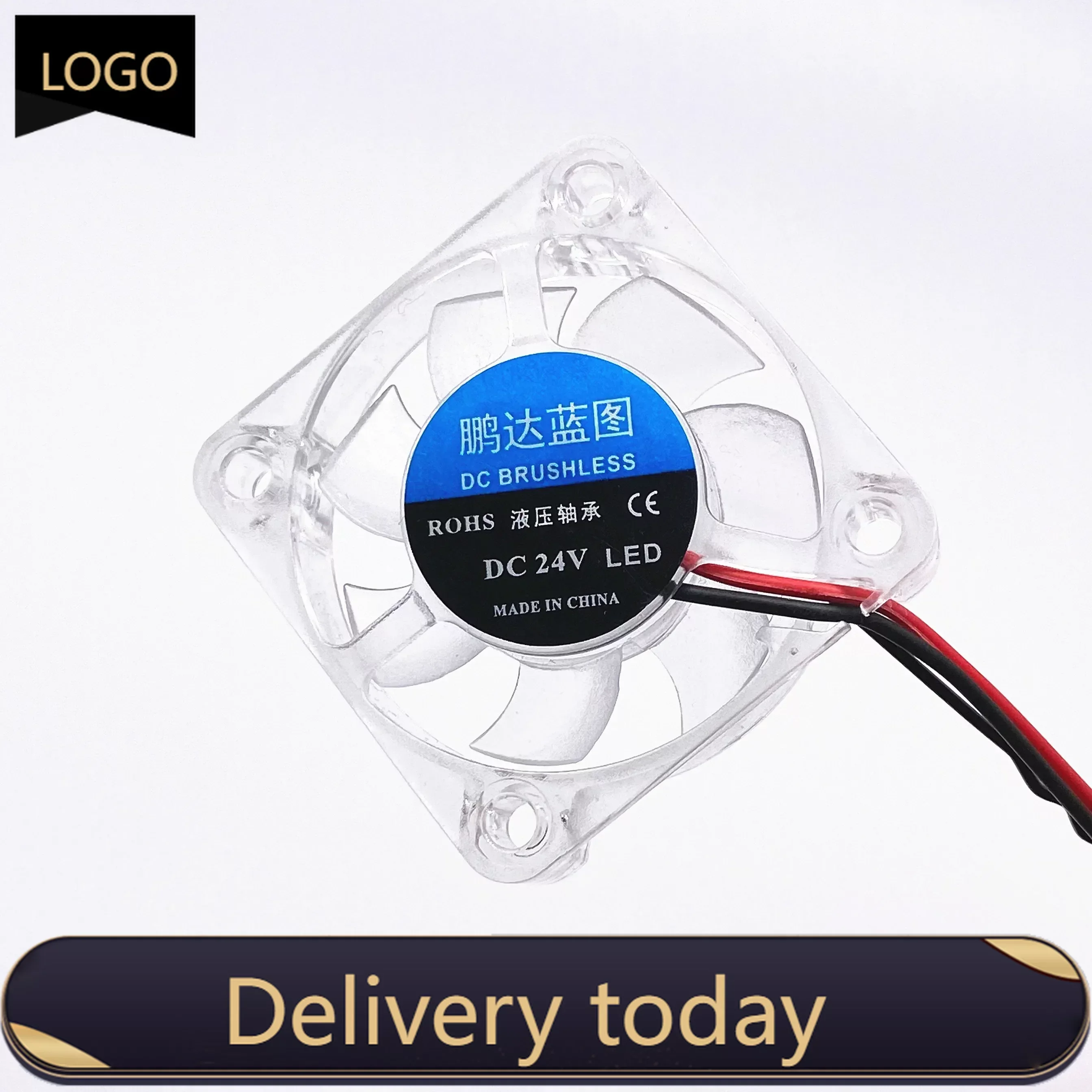 DC 4010 40x40x10mm Transparent LED light Emitting Hydraulic 5v12v24v  5000RPM 0.05A Mobile Phone Radiator Cooling fan 2pin free shipping1pcs 3pcs 3d printing brushless cooling fan 3d printer accessories3 needlepoint radiator makerbot extruder 12v 4010