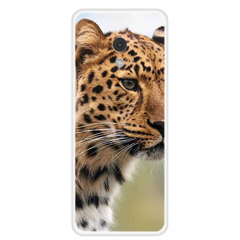 Wolf and Lion Clear TPU Silicone Soft Phone Case - Cute Back Cover