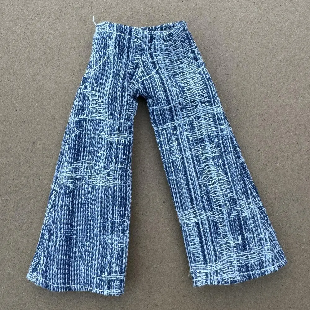 Handmade Vintage Hip-Pop Doll Trousers - DIY Accessory