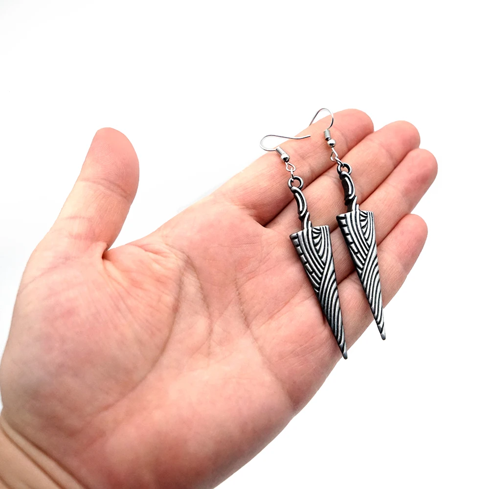 Wholesale Hollow Knight Charm Earrings for Women Men Game Metal Bone Nail Brincos Jewelry Drop Earring Gift Accessories Collect 6
