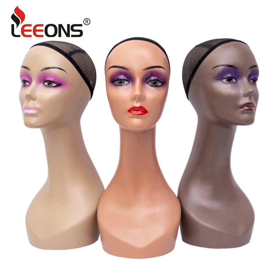 Realistic Mannequin Head For Wigs Female Mannequin Head With Long Neck