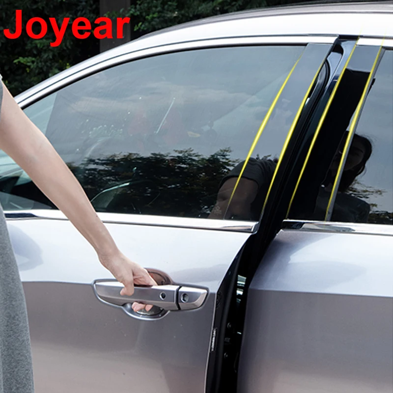 

For Toyota Corolla 2019-2022 Window Center Pillar Anti-scratch Wear-resistant PC Exterior Protective Accessories