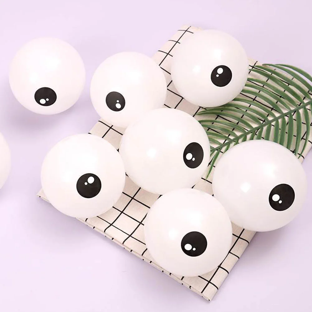 

10pcs Decorative Halloween Eyeball Balloons Latex Balloon Halloween Party Decoration Supplies