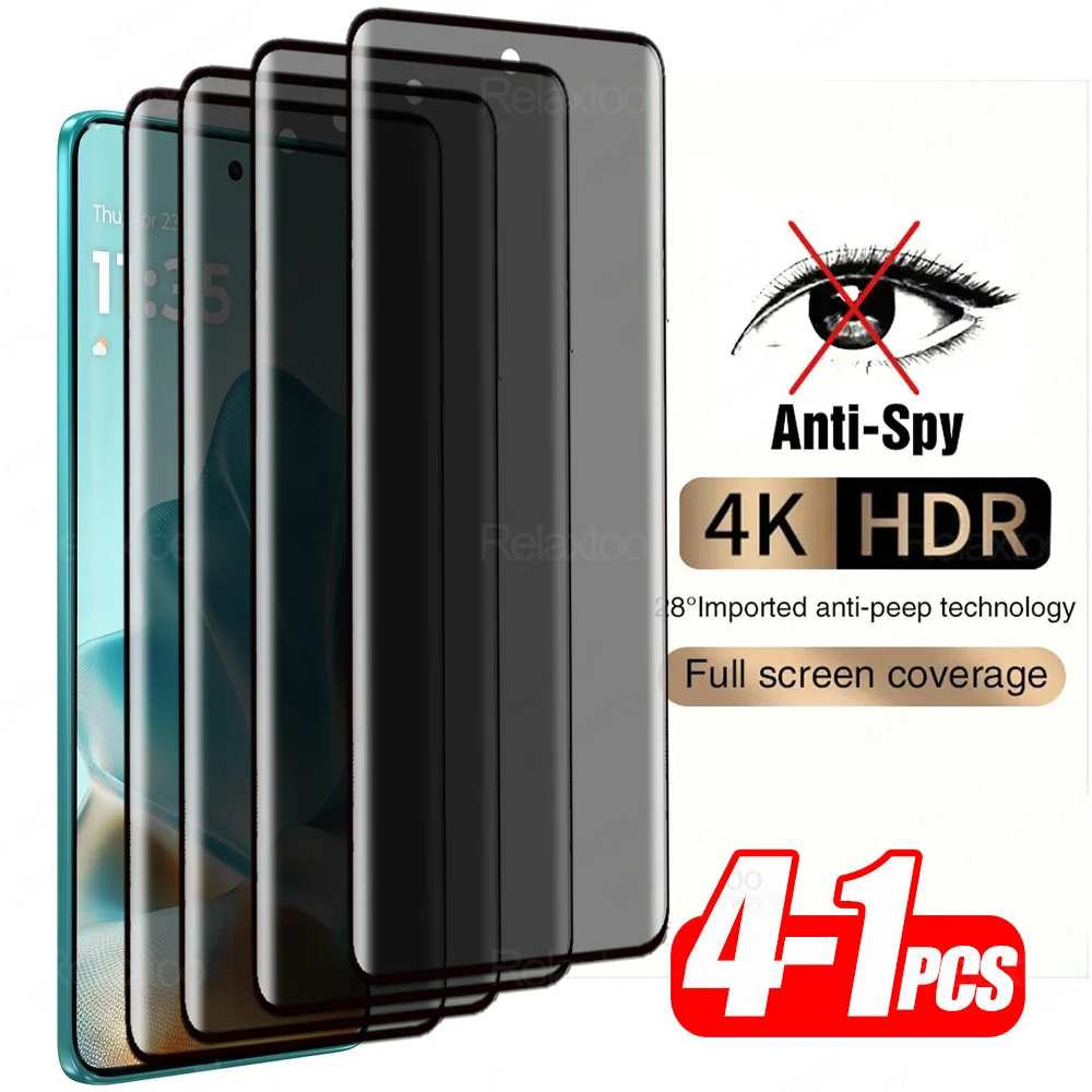 Premium Privacy Curved Tempered Glass Screen Protector - Anti-Spy/Peep Cover