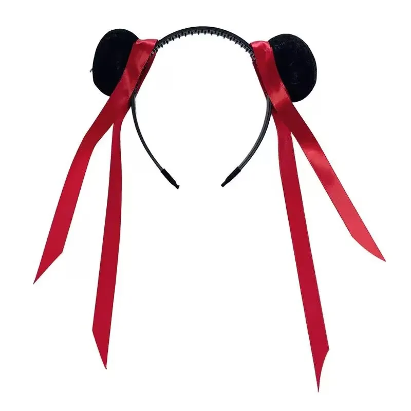 Nezha cosplay wig headband double bun hair accessory children's performance bangs headband hair clip