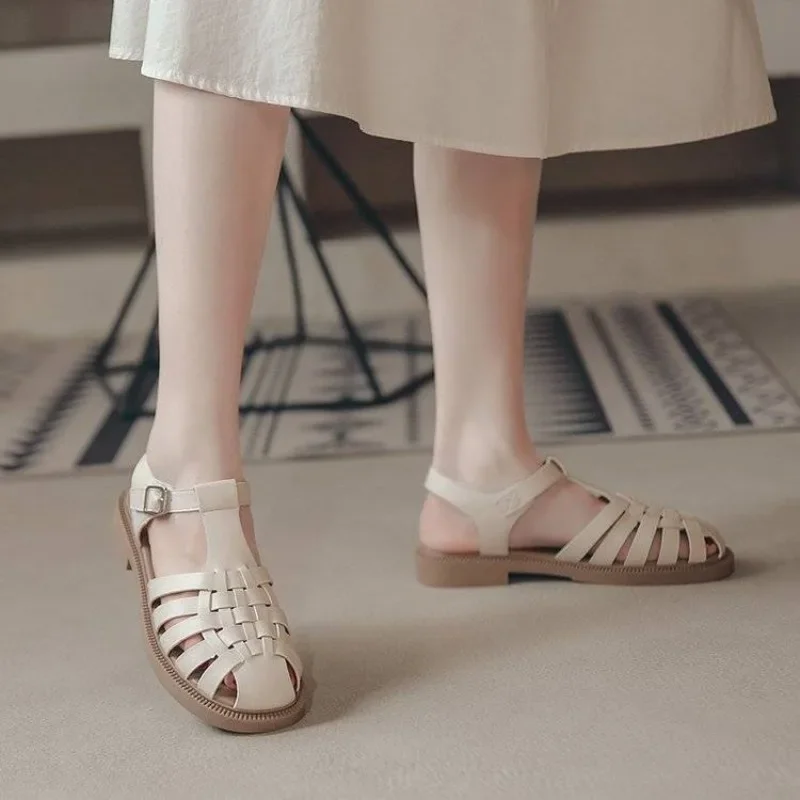 Sandals For Women No Heel Anti Slip Hot Flat Rubber Daily Woman Shoes The Best Wholesale Bulk And Low Price Summer Sale Vip On F - 6