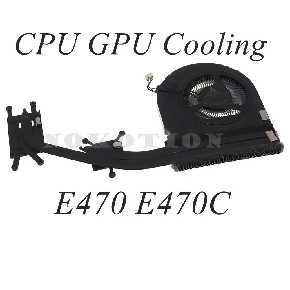 

Radiator For Lenovo ThinkPad E470 E470C CPU Cooling Fan Heatsink fan01EN375 01EN376 01HW777