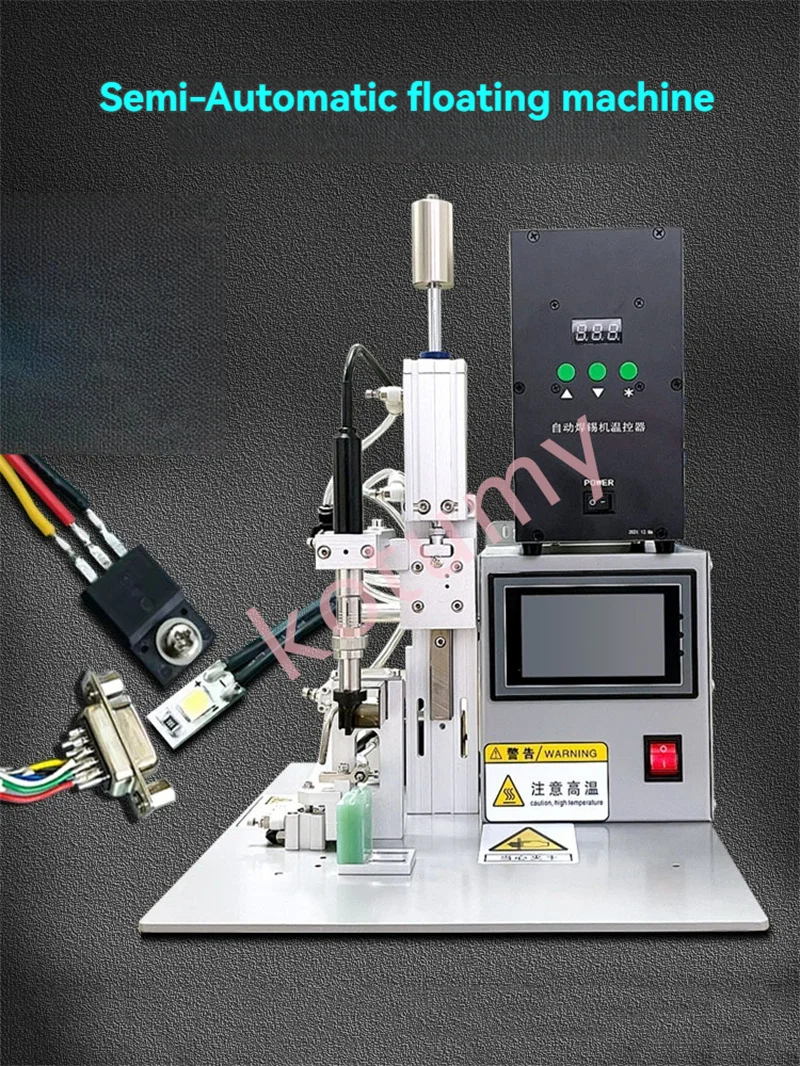 Máquina de soldadura semiautomática de 200W, para soldar terminales, interruptores, luces LED, PCB, USB, motores, Etc.