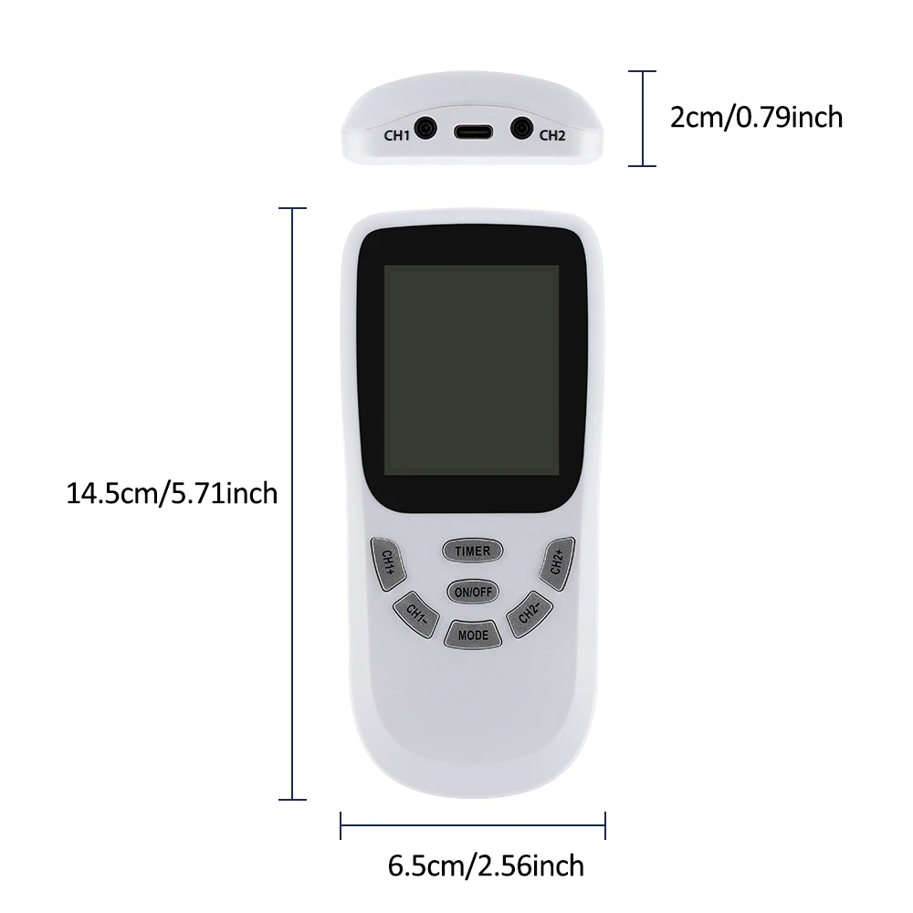 36 Modes Electric Muscle Stimulator Body Physiotherapy Device EMS TENS Pulse Ele