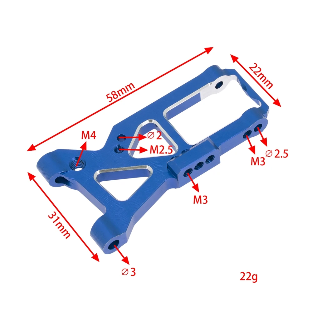 

10Pcs Metal Upgrade Parts Kit Suspension Arms Knuckle Arm for Traxxas 4-Tec 2.0 3.0 4Tec 2.0 VXL 1/10 RC On-Road Car,A