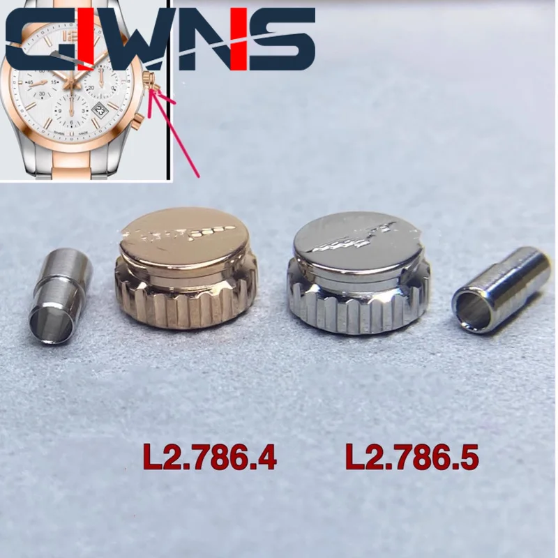Accessori Corona Testa Orologio Per Longines Conquest Classic L2.786.4 L2.786.5
