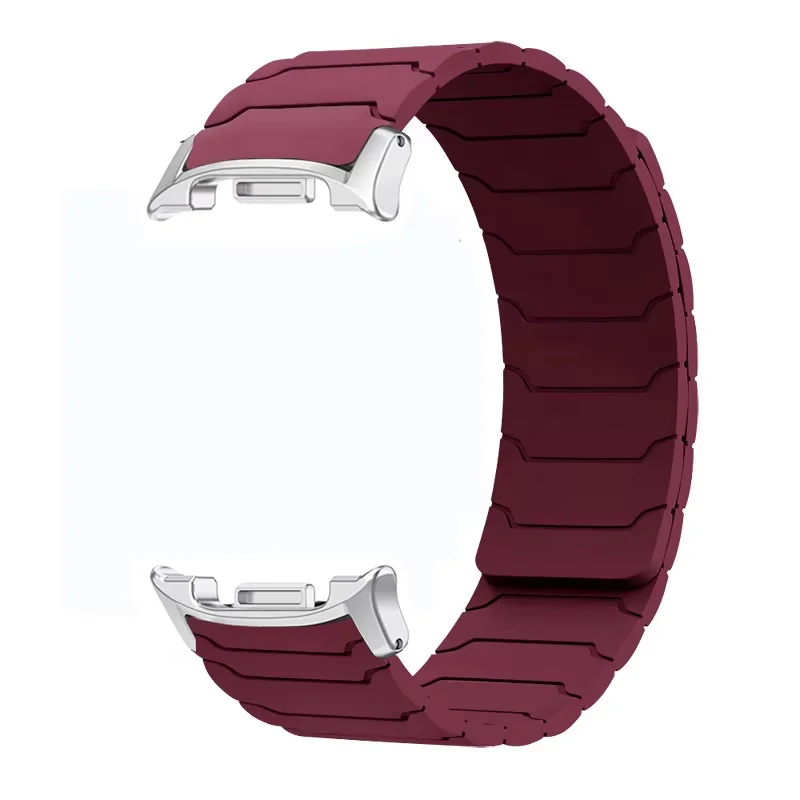 Magnetic Silicone Sports Watch Strap - Universal Fit, Sleek & Durable Bracelet Design