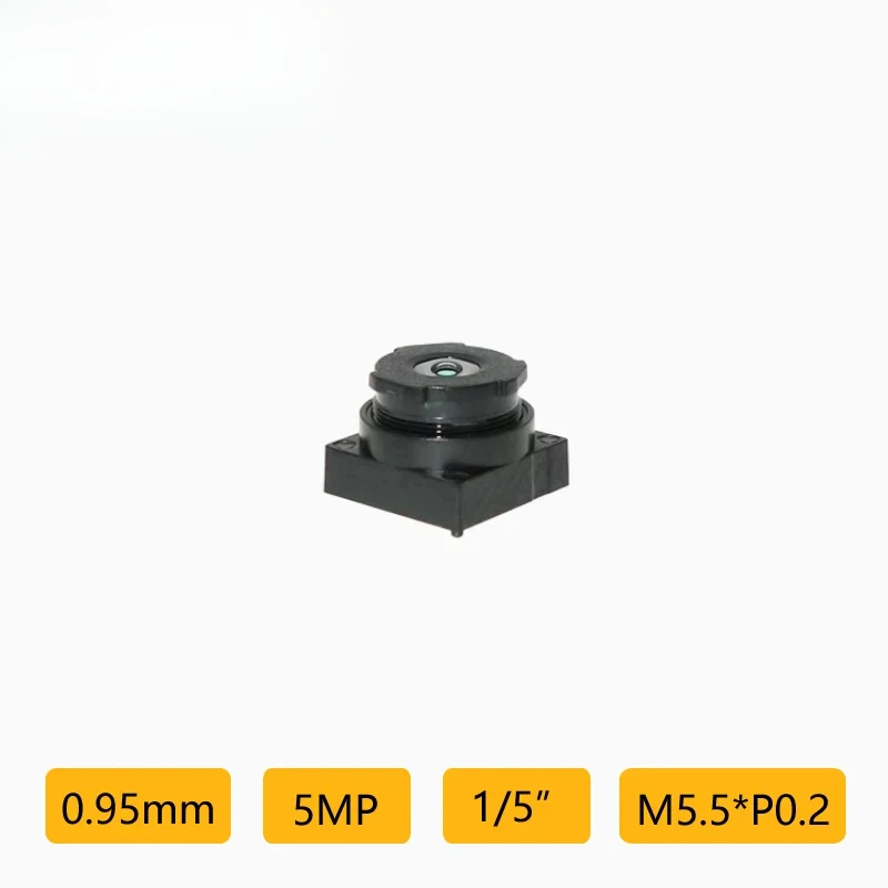 ? HD 5.0메가픽셀 0.95mm 렌즈 M5.5 미니 렌즈 650nm 850nm IR 필터 손바닥 정맥 인식 카메라 렌즈 144 ° 초광각 시야각