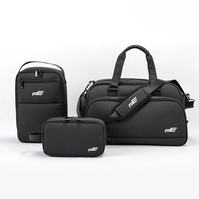 Black&White Golf Handbag Pouch Light Weight Golf Clothing Bag Shoe Bag  Waterproof  Luxury Gift Bag Set Golf Boston Bag