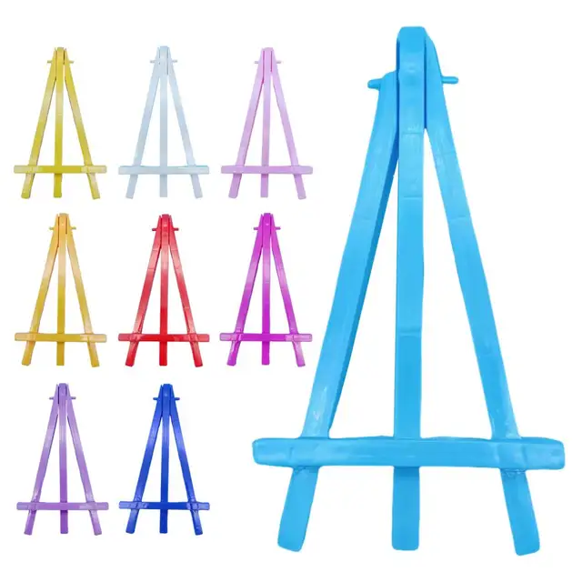 Small Artist Easel Triangle Easel Set of 5 Mini Plastic Sketching Easels for Kids Art Display Triangle Holder Stand Artist 5