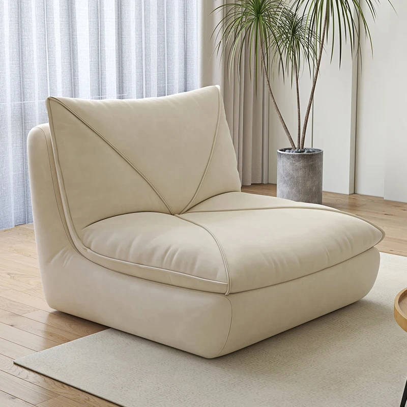 

Fluffy Design Living Room Chair Lumbar Support Floor Recliner Chair Bedroom Lazy Sofa Muebles De La Sala Home Decoraction