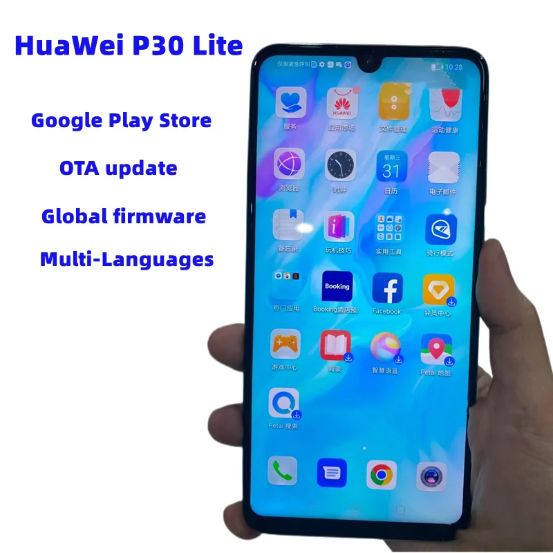 Original Huawei P30 Lite Smartphone Android 128GB ROM 6.15 inch 48MP+32MP  Google Play Unlocked Global version Mobile phones - AliExpress