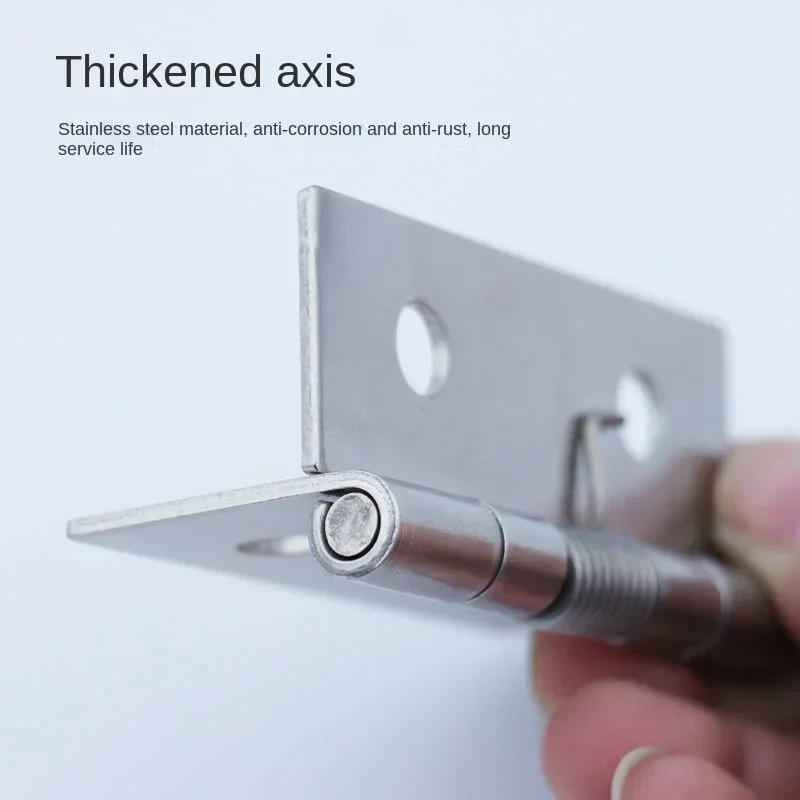 304 Stainless Steel Spring Hinge Automatic Cabinet Door Wardrobe Hardware And Furniture Fittings Mini Micro 1PCS