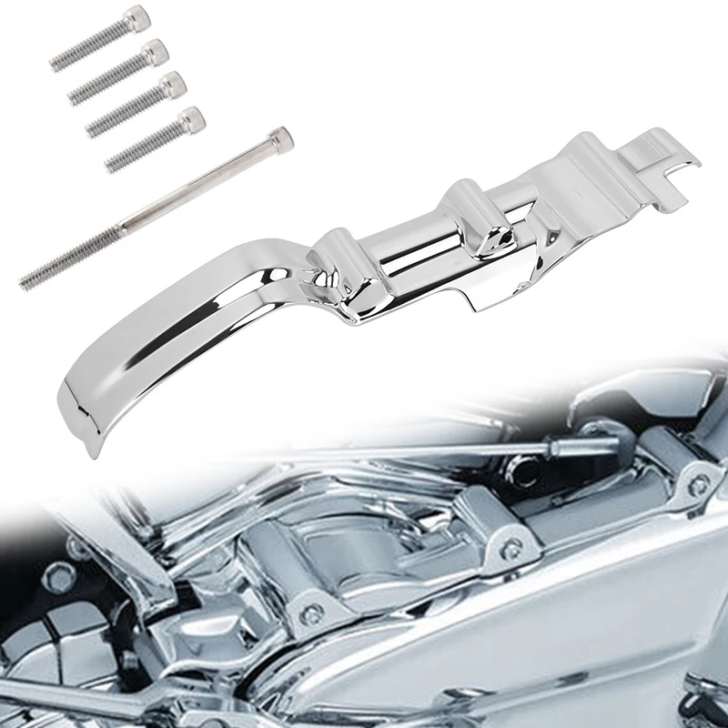 HCmotorku Motorradständer Verlängerung Für Harley Touring - Chrom Aluminium 1991-2023