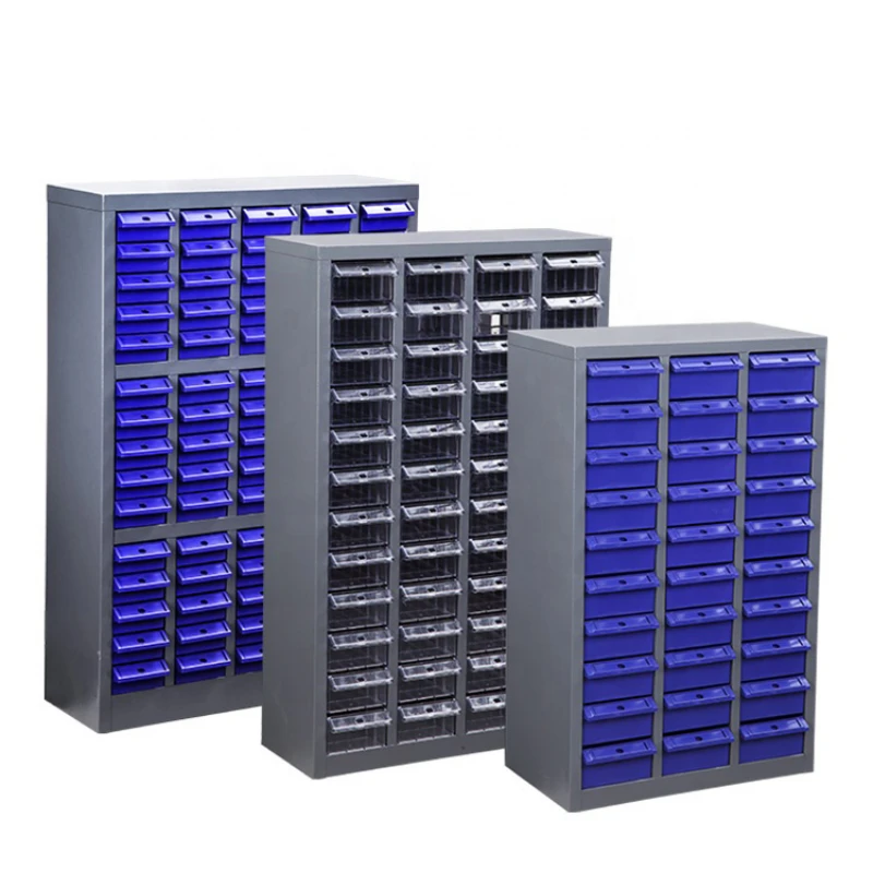 

Heavy duty vintage plastic parts electronic component locked drawer storage organizer for factory used