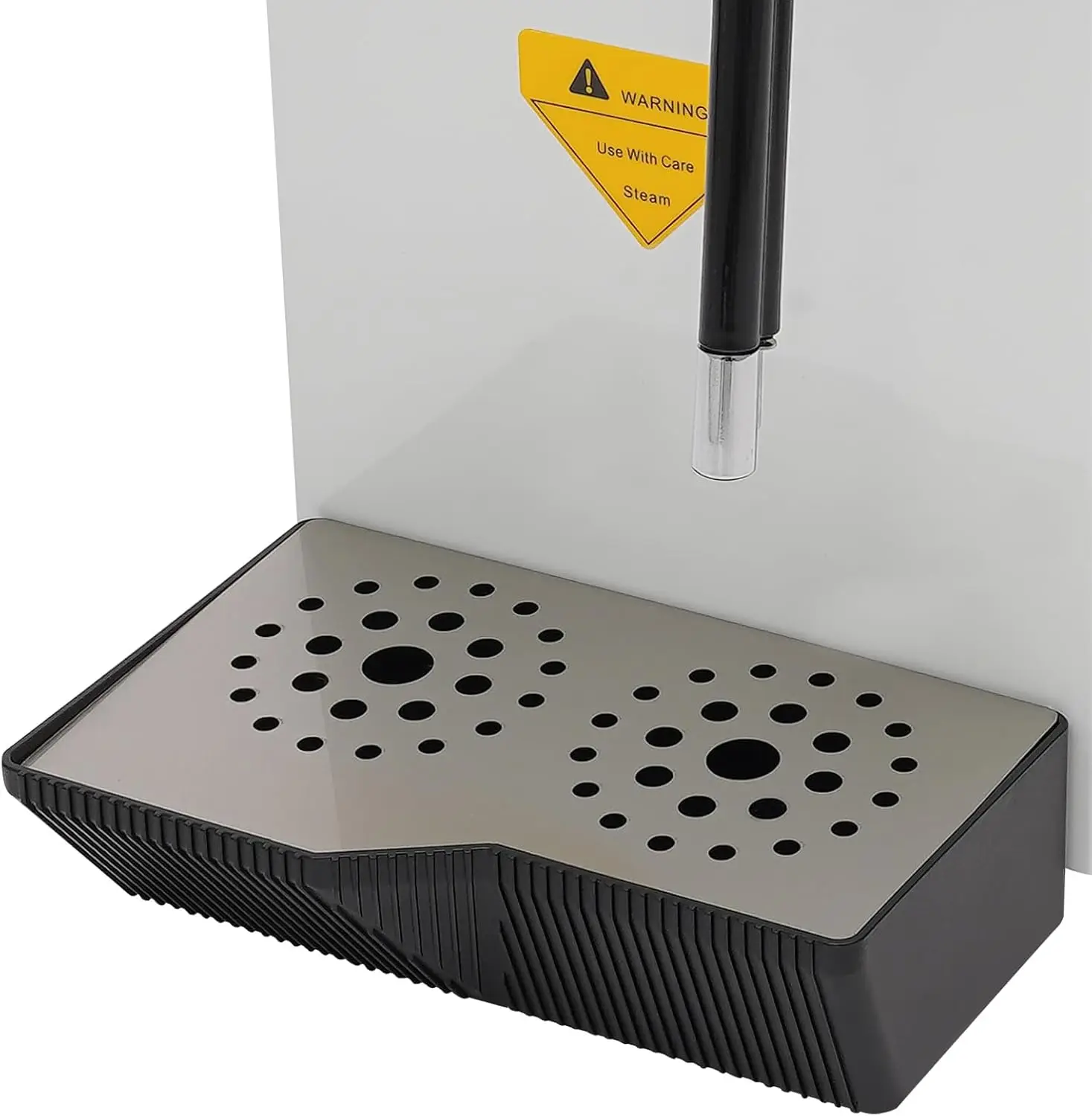 Steam Milk Frother 3.2Gal, 3000W Automatic Steam Boiling Water Machine, 2-Wand, Controllable 5