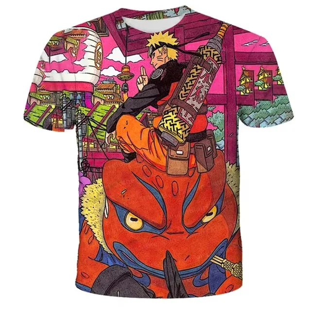 New Fashion Sonic T Shirt Summer Short Sleeve O-neck Cool Tshirt Kakashi Tees for Baby Boys Kids Casual Tops Girls 3d T-shirt 6