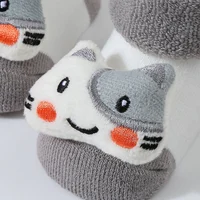 Cartoon Baby Anti Slip Floor Socks Autumn Winter Newborn Warm Thicken Fleece Socks Baby Girl Boy Infant Indoor Sock 5