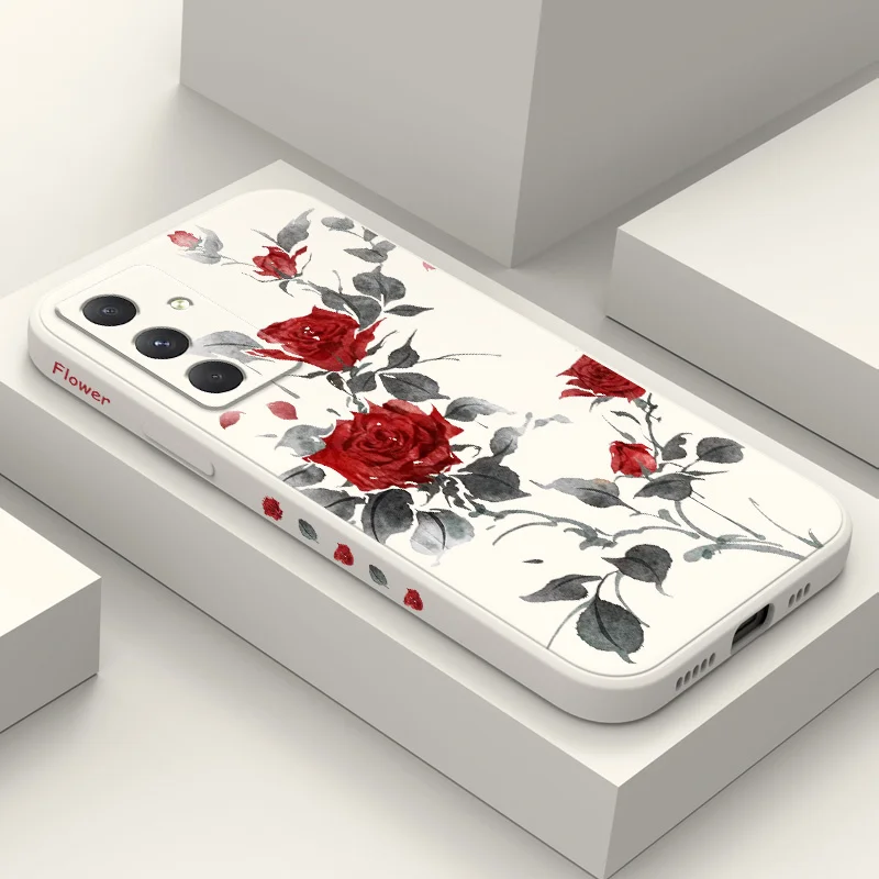 Graceful Rose Design Phone Case Cover