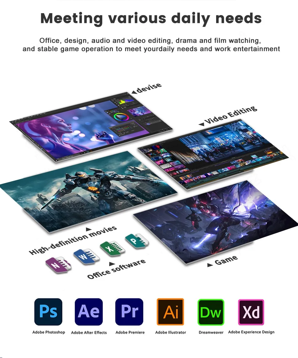 Intel 13th Gen Gaming Mini PC Fanless i7 1355U i5 1335U