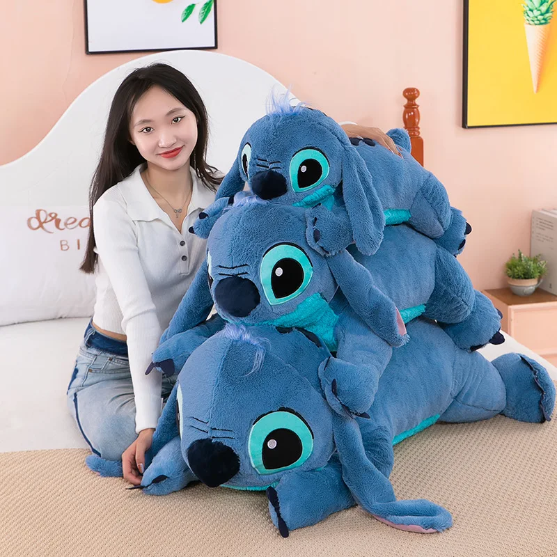 45-80cm Lilo & Stich Disney Plüsch Puppe Große Stofftiere Spielzeug Kissen  für Schlaf Kinder Geburtstag Geschenk valentinstag Geschenk